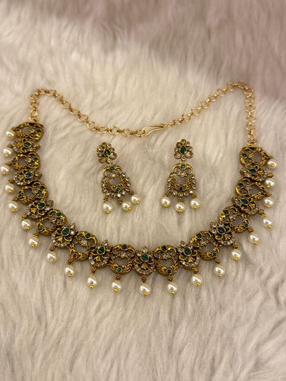 Goldplated Necklace set-Ns66