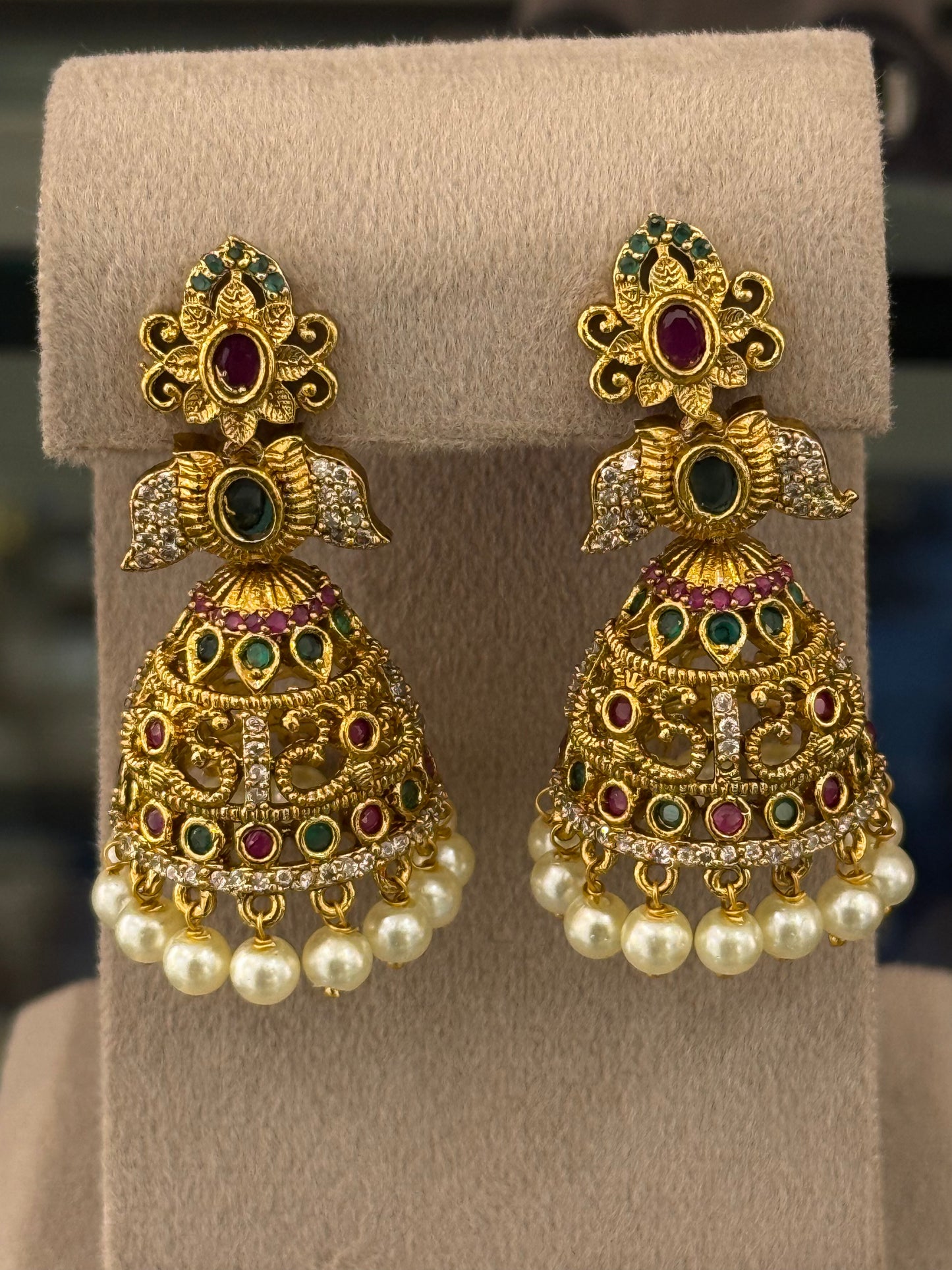 Gold Plated Earrings-Er59