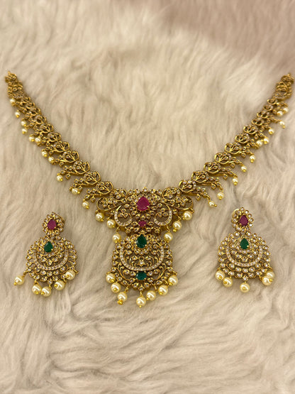 Goldplated necklace set-Ns71