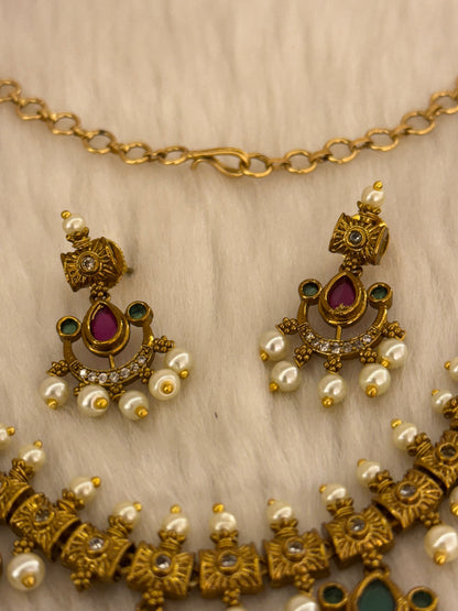 Goldplated Necklace Set-Ns30