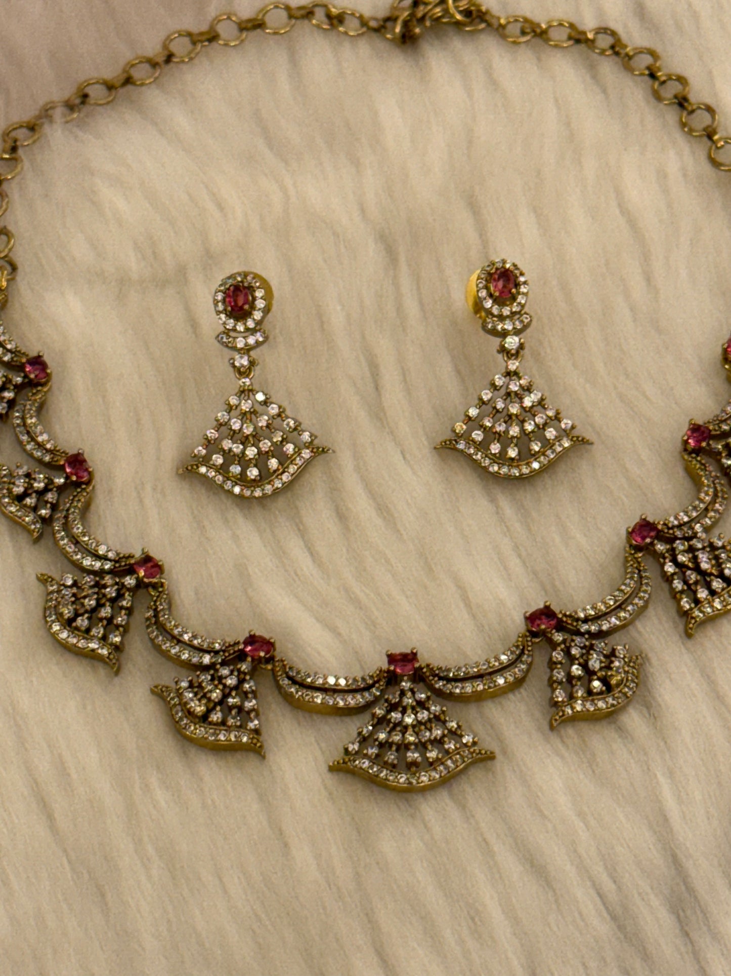 Goldplated Necklace Set-Ns36