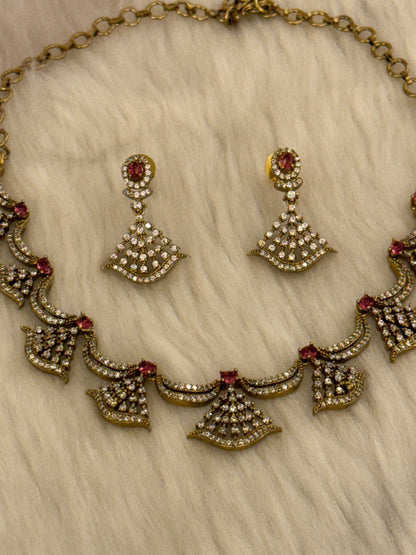 Goldplated Necklace Set-Ns36