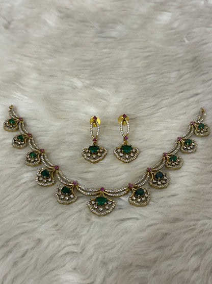 Goldplated necklace set-Ns74