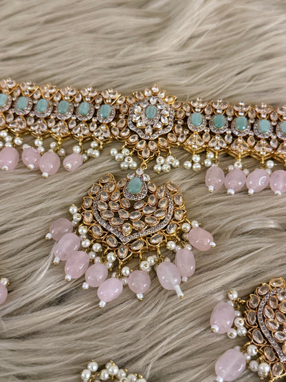 Gold Plated Bridal Set-Bs91