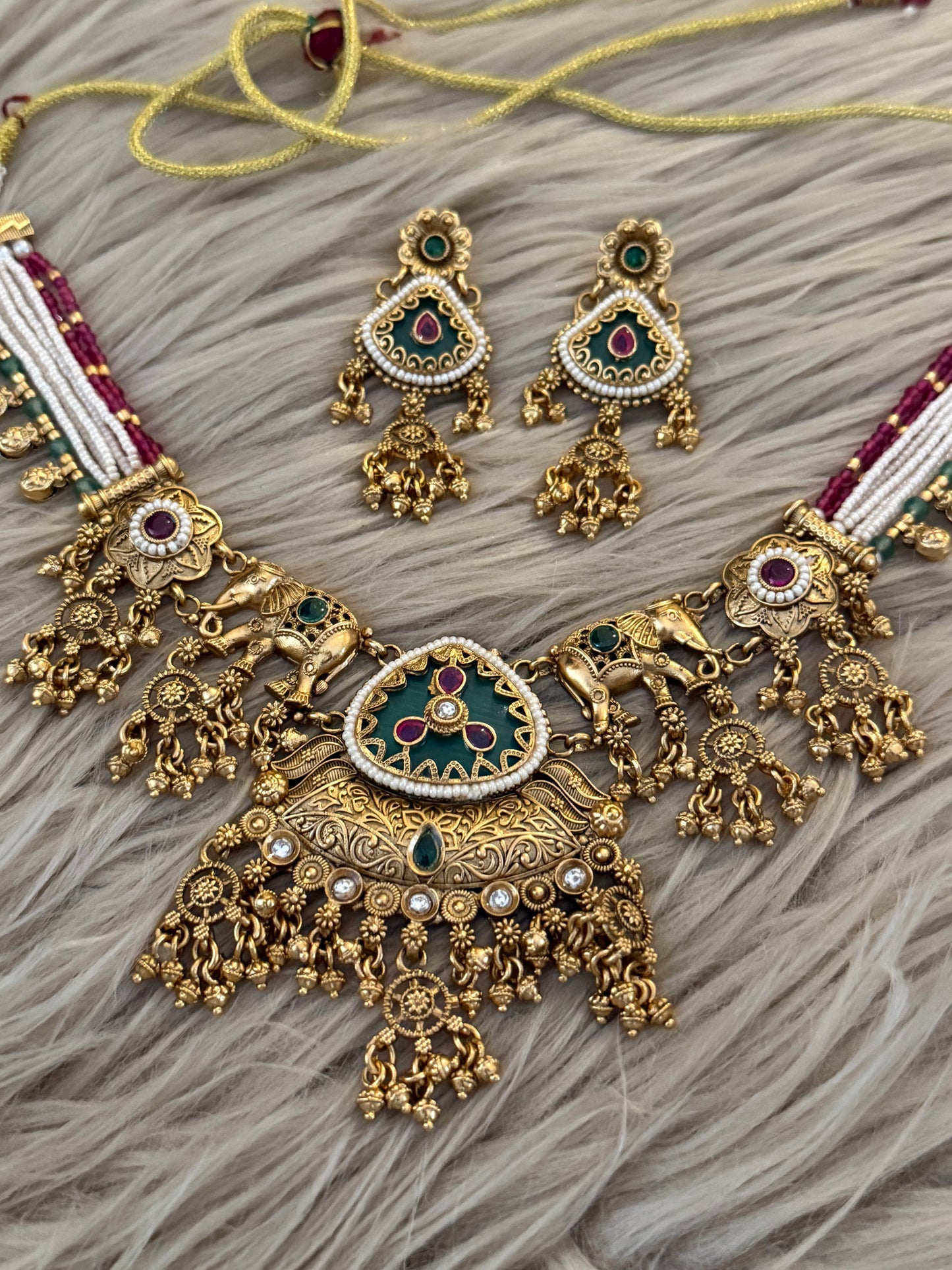 Goldplated Necklace Set-Ns82