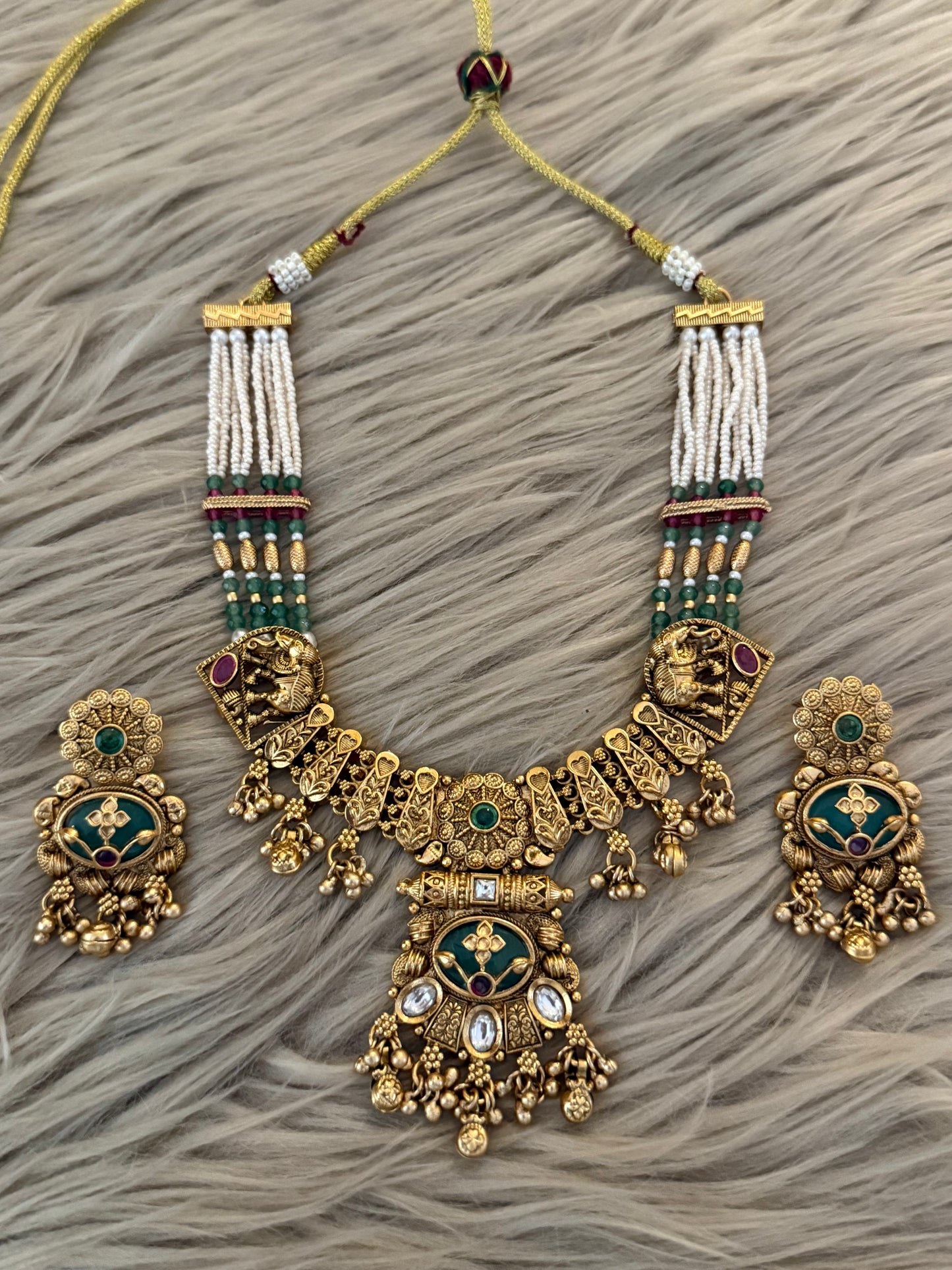Goldplated Necklace Set-Ns85