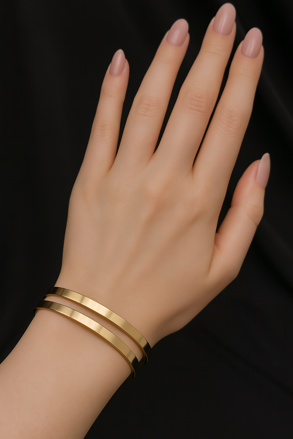 Gold Plated Bangles-B14