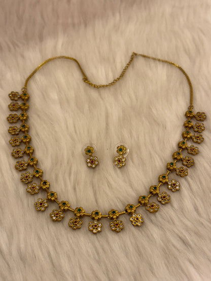 Goldplated Necklace Set-Ns33