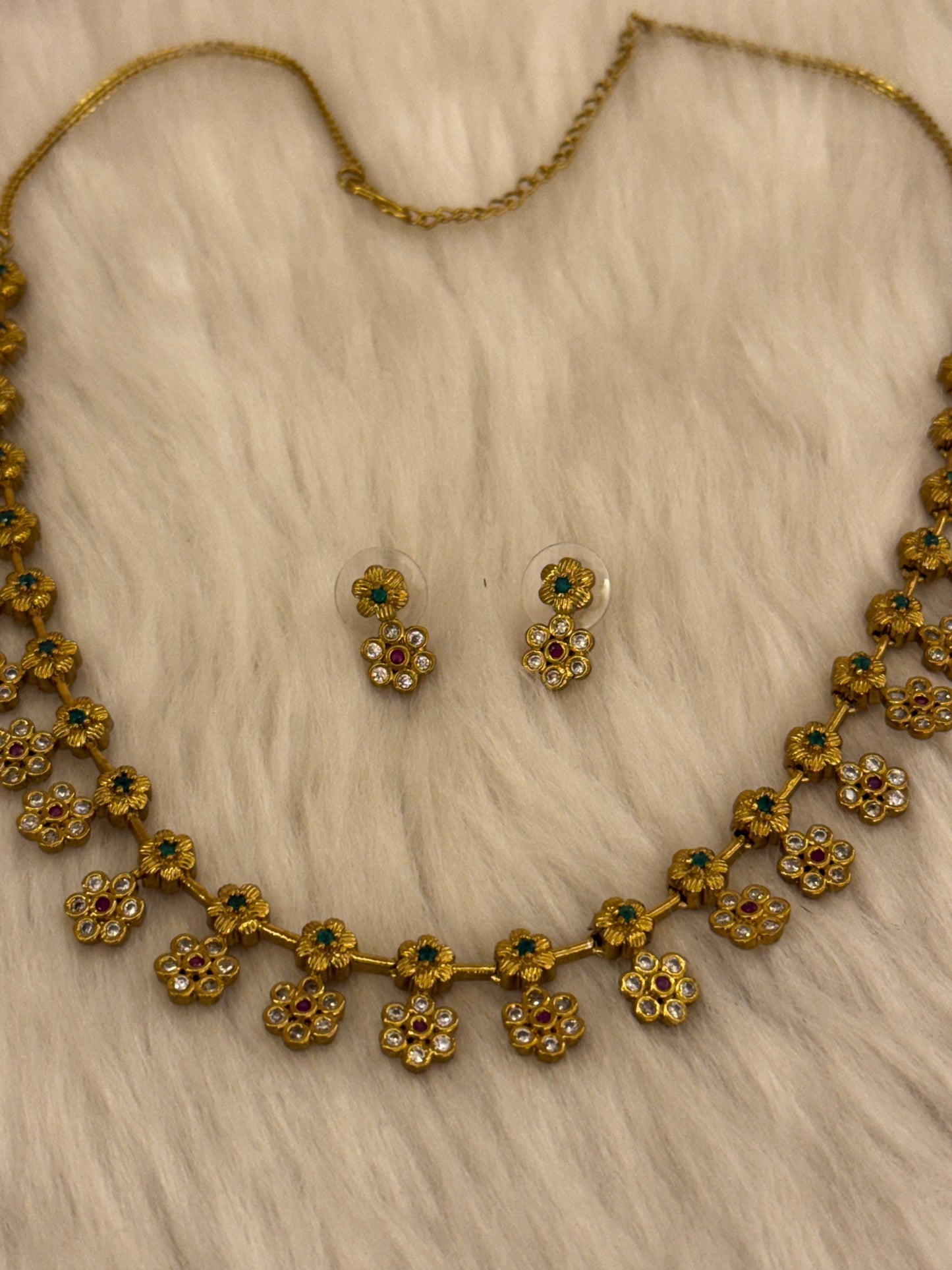 Goldplated Necklace Set-Ns33