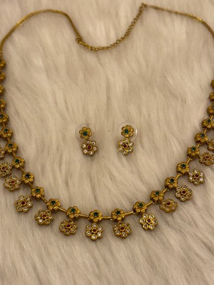 Goldplated Necklace Set-Ns33