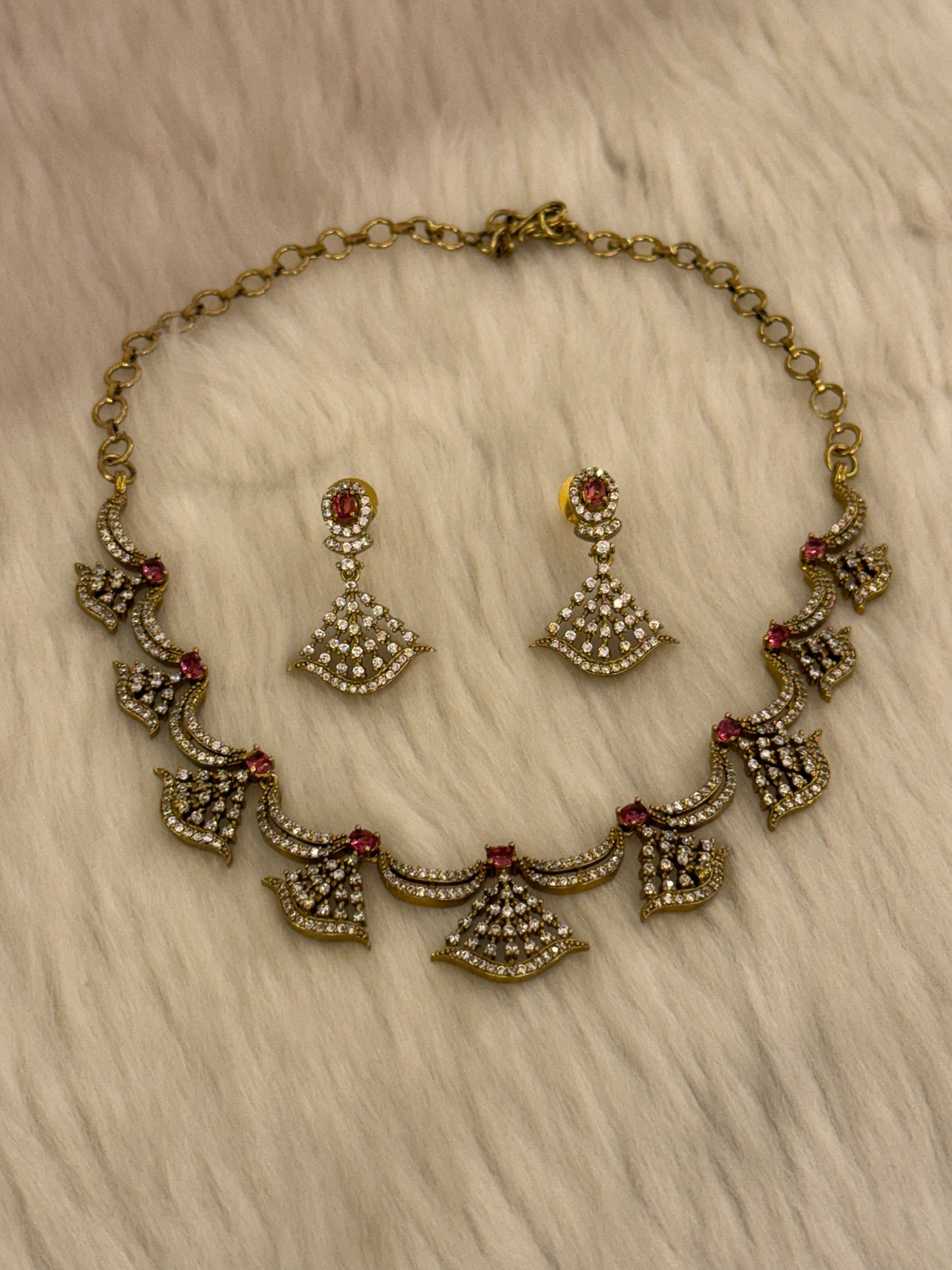 Goldplated Necklace Set-Ns36