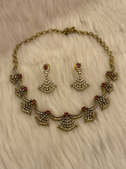 Goldplated Necklace Set-Ns36