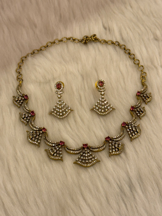 Goldplated Necklace Set-Ns36