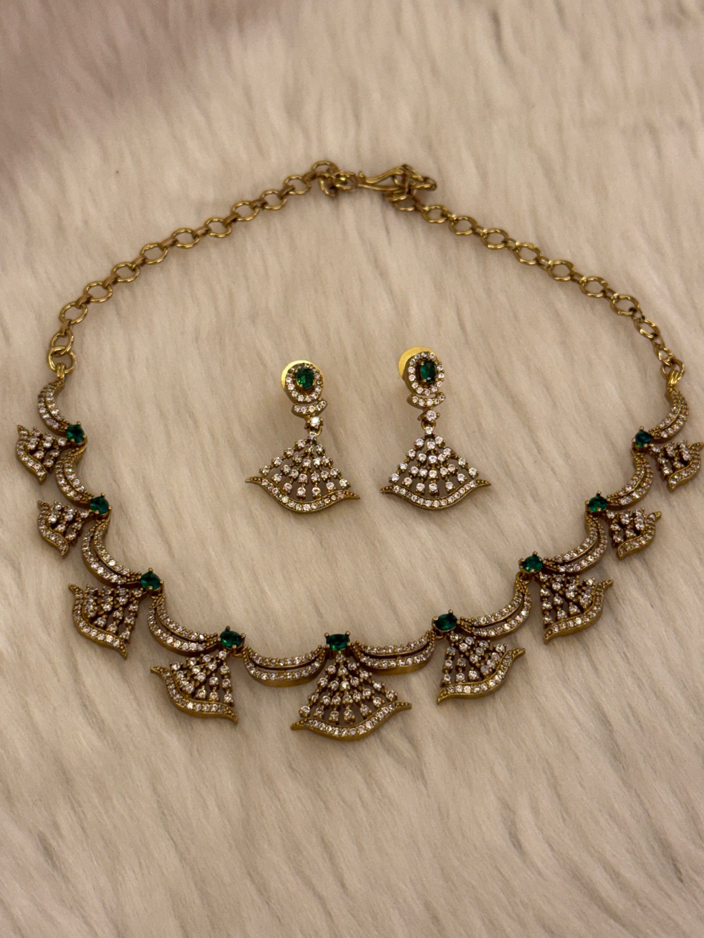 Goldplated Necklace Set-Ns36