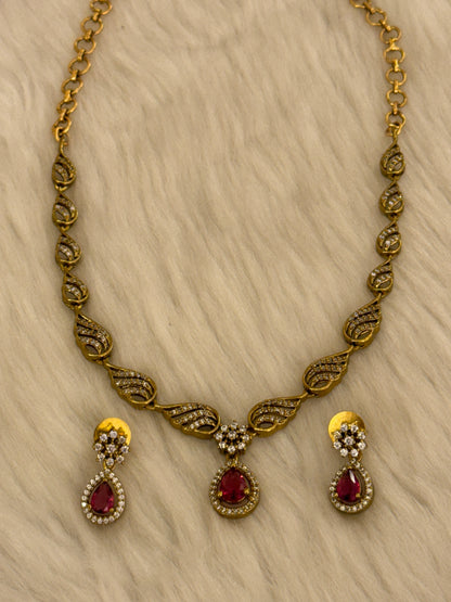 Goldplated Necklace Set-Ns37
