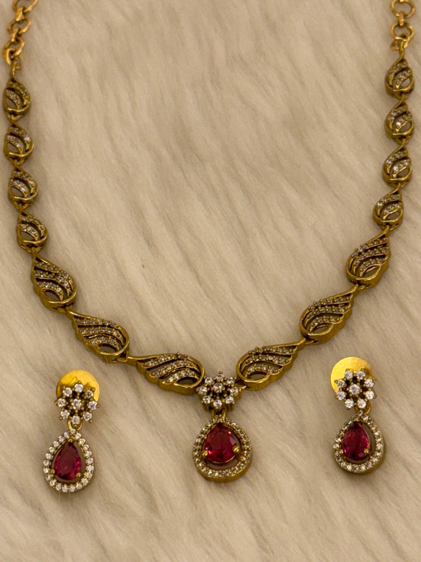 Goldplated Necklace Set-Ns37