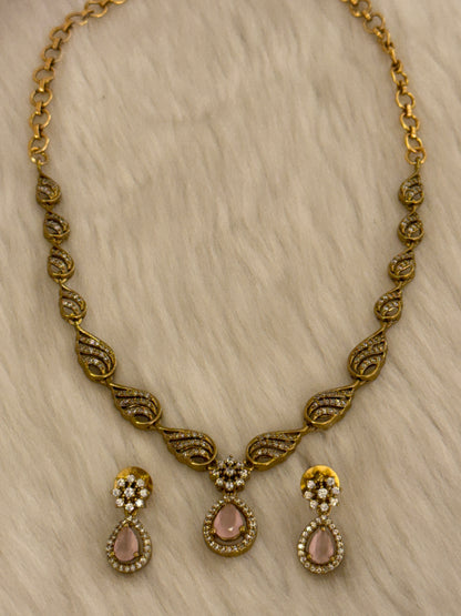 Goldplated Necklace Set-Ns37