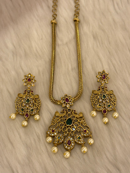 Goldplated Necklace Set-Ns38