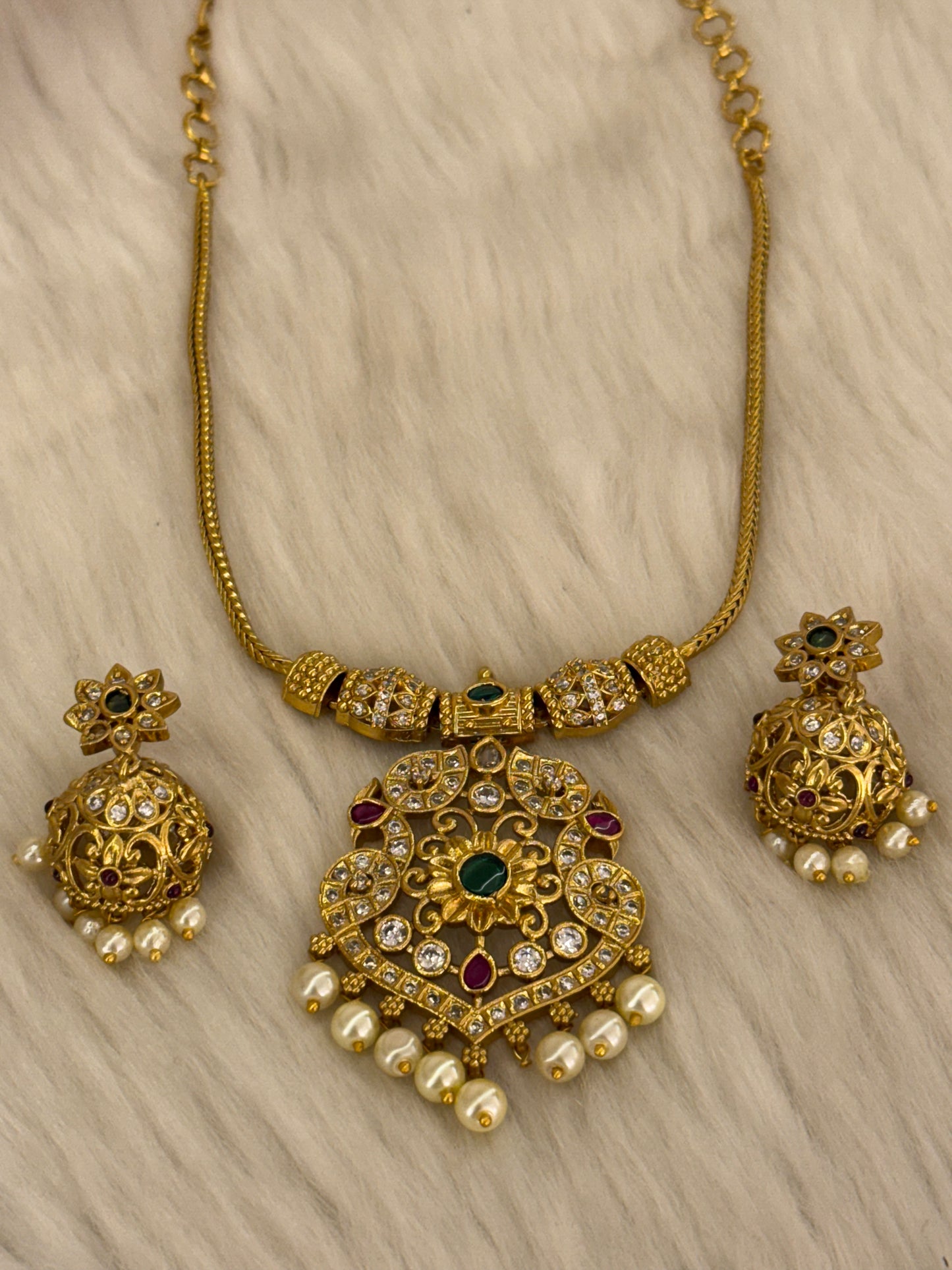 Goldplated Necklace Set-Ns39