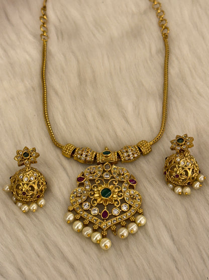 Goldplated Necklace Set-Ns39