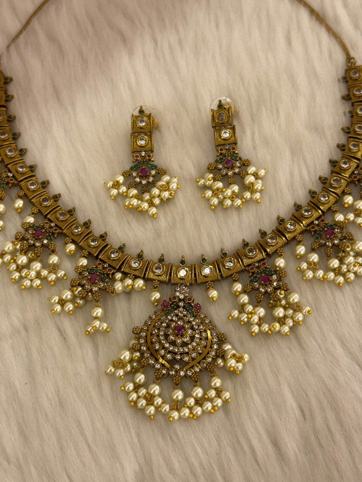 Goldplated Necklace Set-Ns40