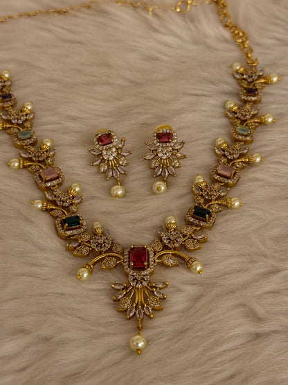 Goldplated Necklace Set-Ns41