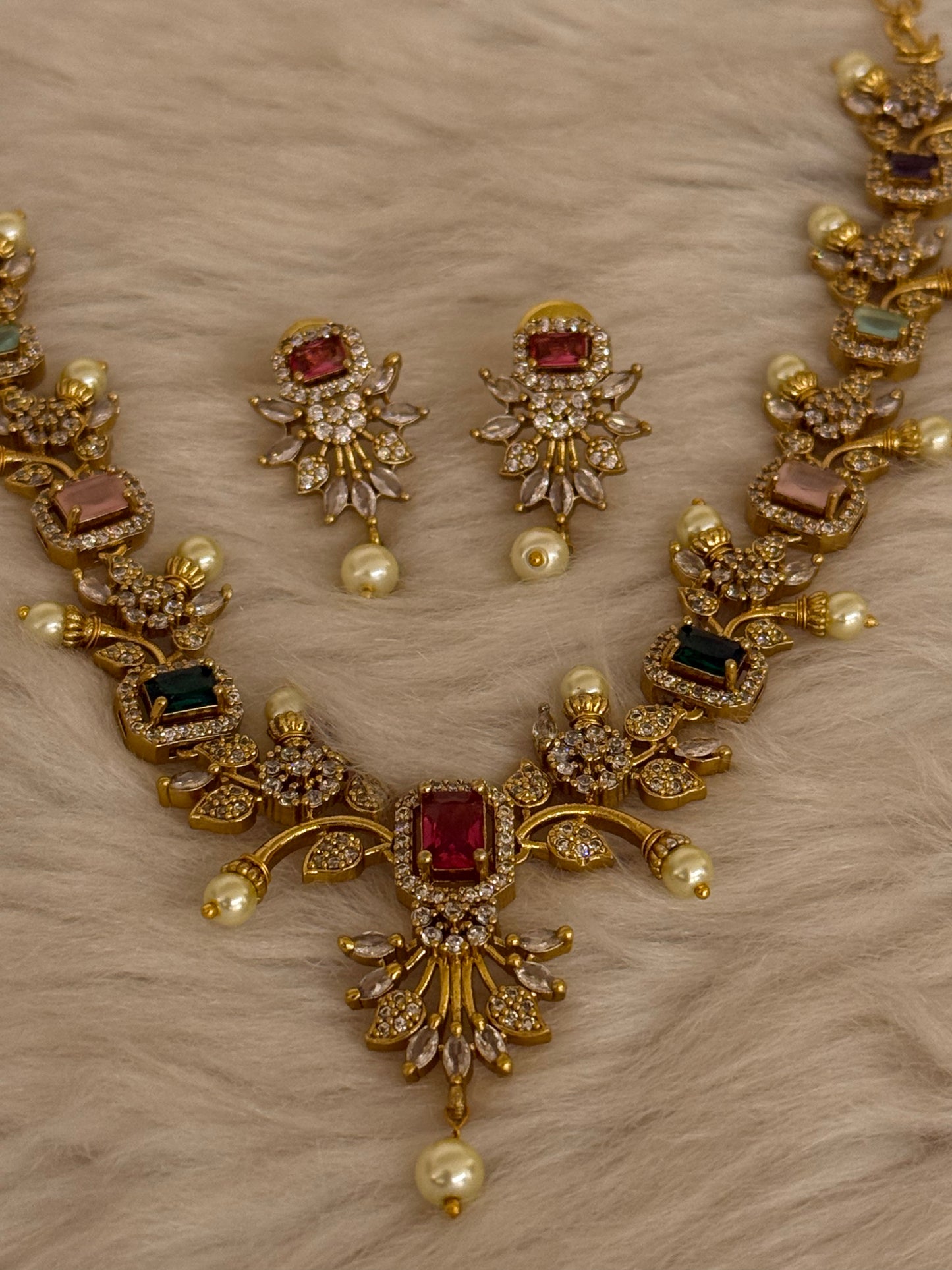 Goldplated Necklace Set-Ns41