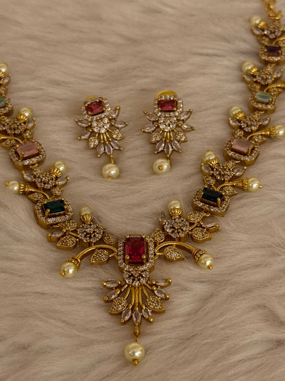 Goldplated Necklace Set-Ns41