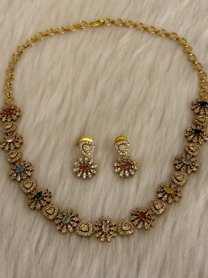 Goldplated Necklace Set-Ns43