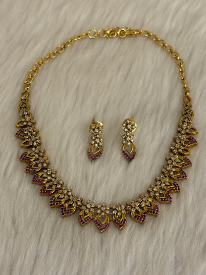 Goldplated Necklace Set-Ns44