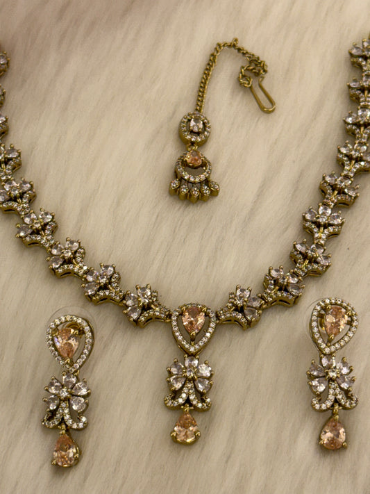 Goldplated Necklace Set-Ns52