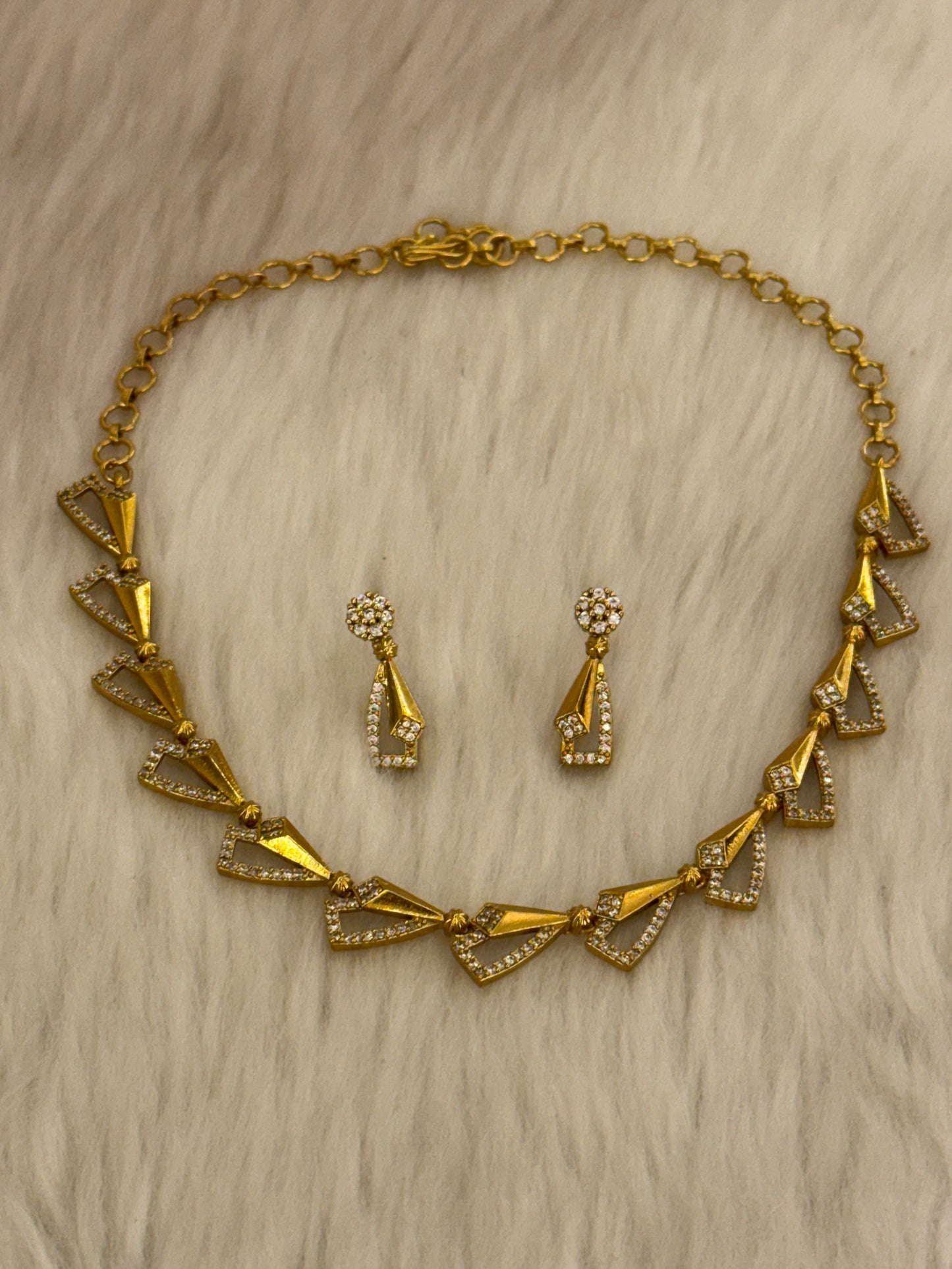 Goldplated Necklace Set-Ns53