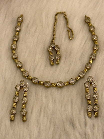 Goldplated Necklace Set-Ns58