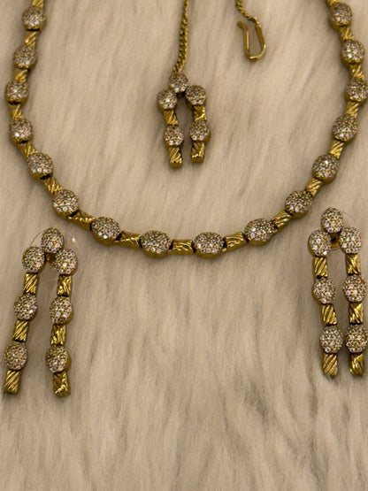 Goldplated Necklace Set-Ns58