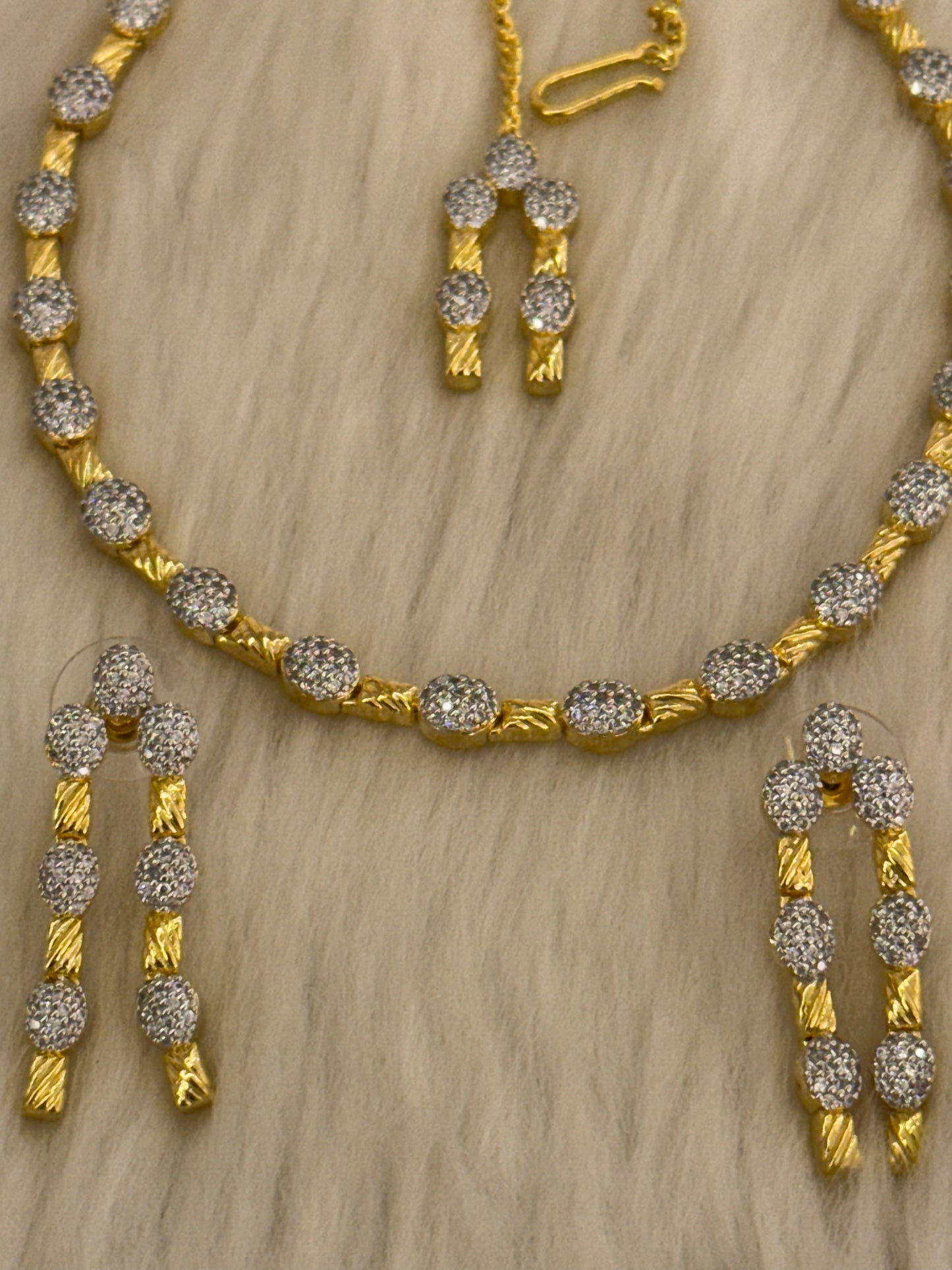 Goldplated Necklace Set-Ns58