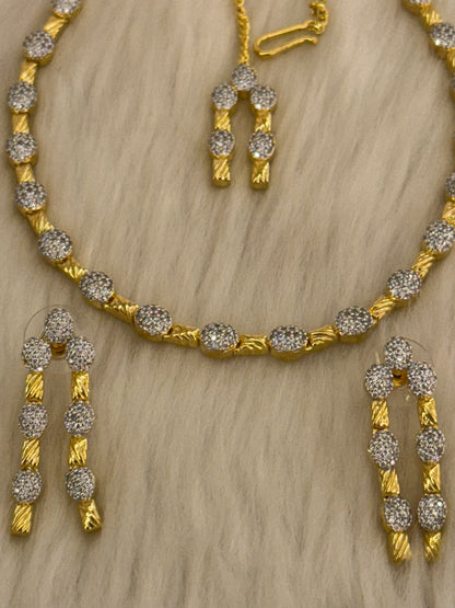 Goldplated Necklace Set-Ns58