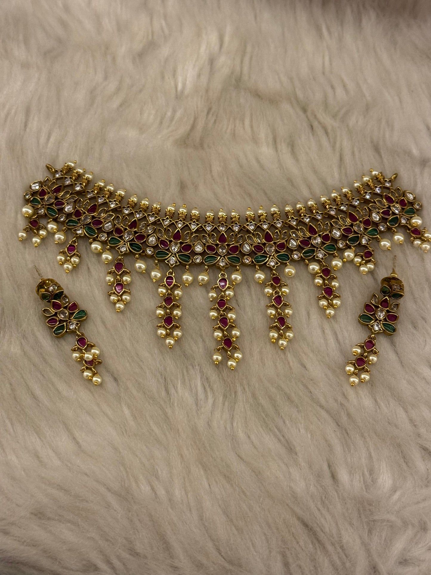Goldplated necklace set-Ns60