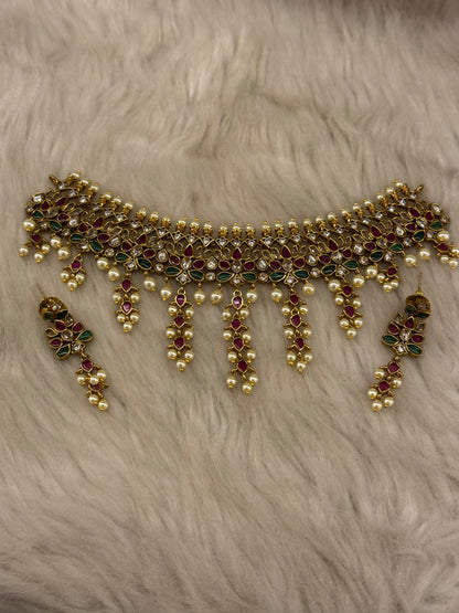 Goldplated necklace set-Ns60