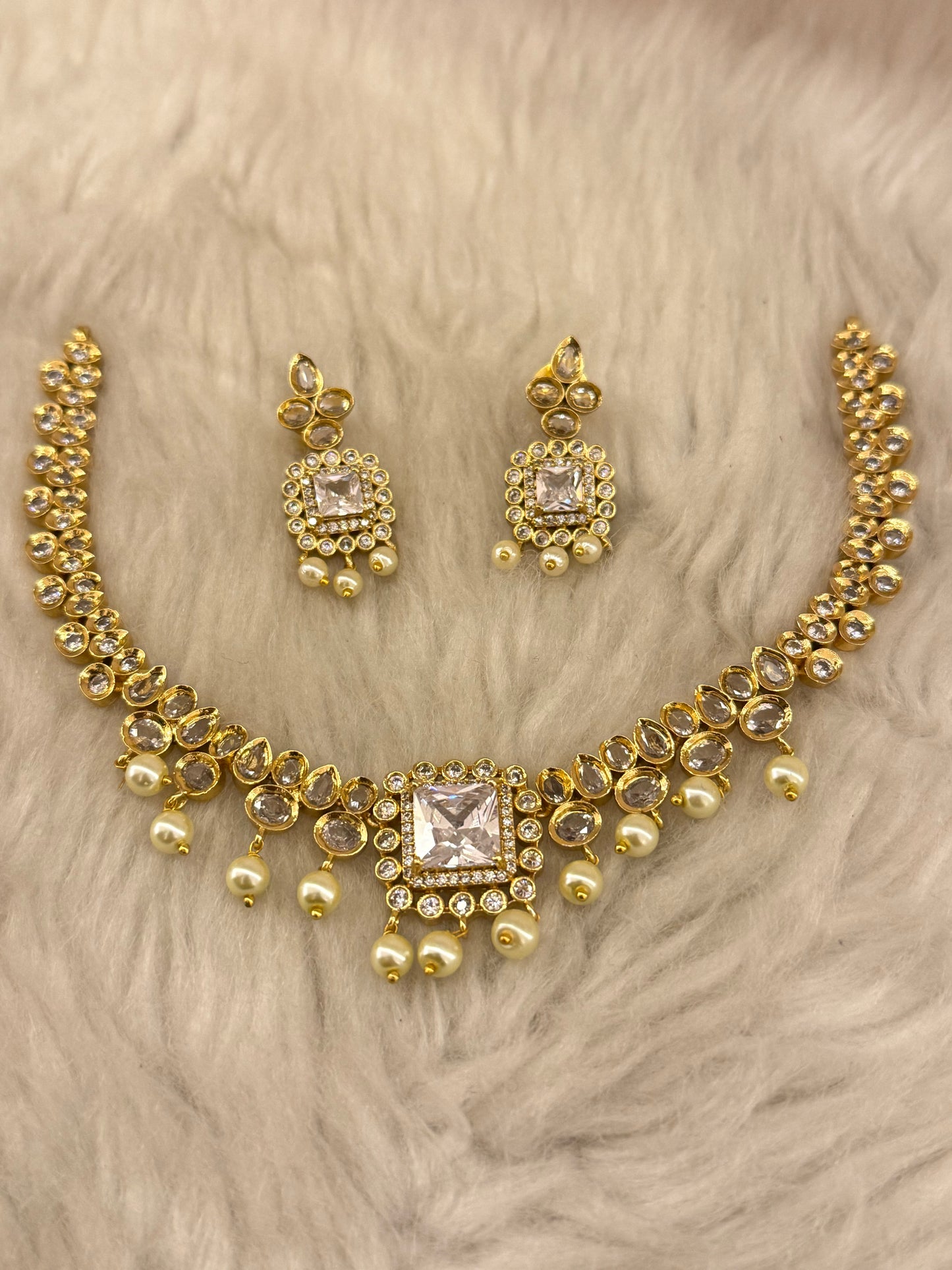 Goldplated Necklace Set-Ns62