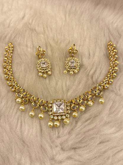 Goldplated Necklace Set-Ns62