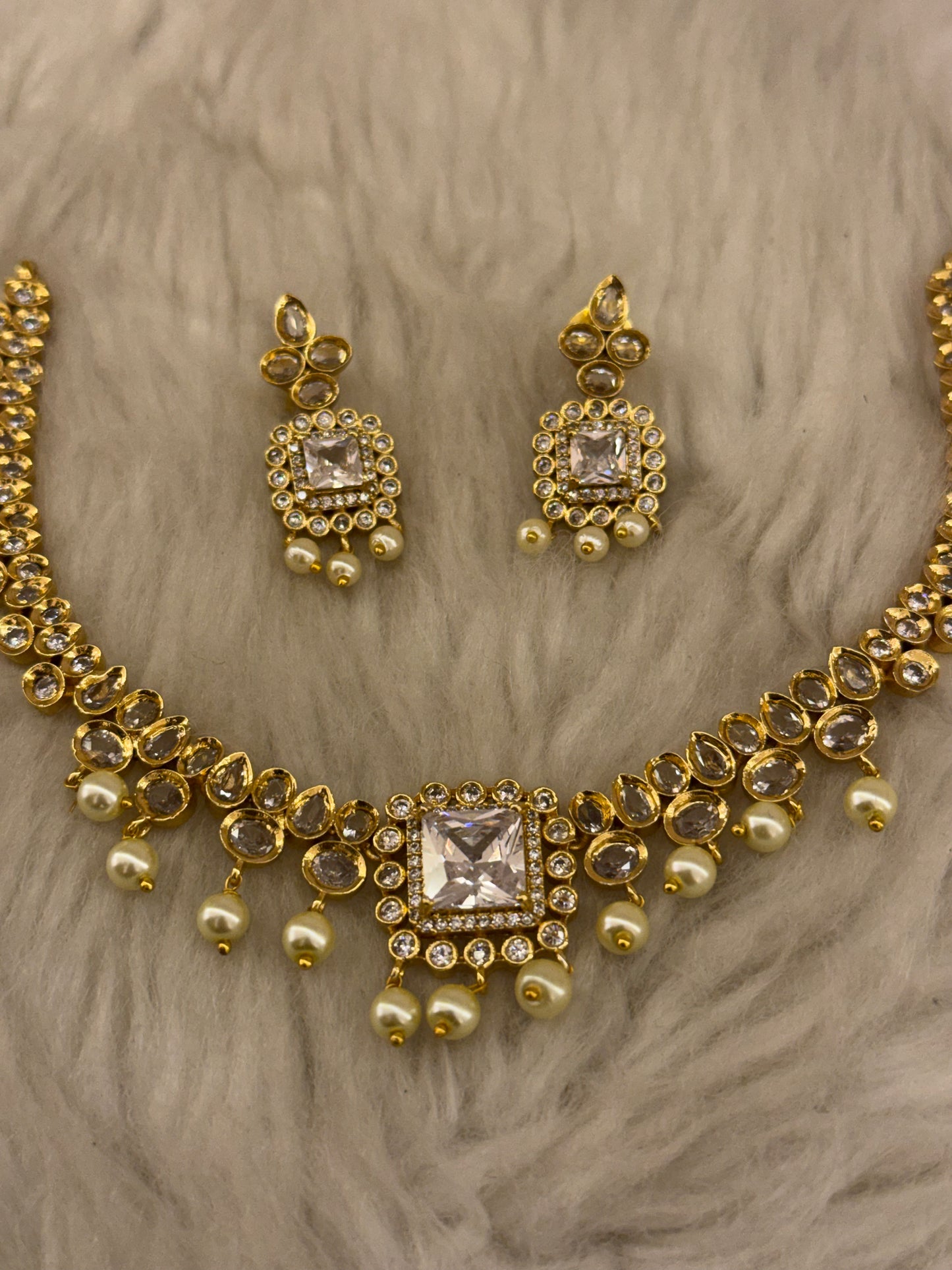 Goldplated Necklace Set-Ns62