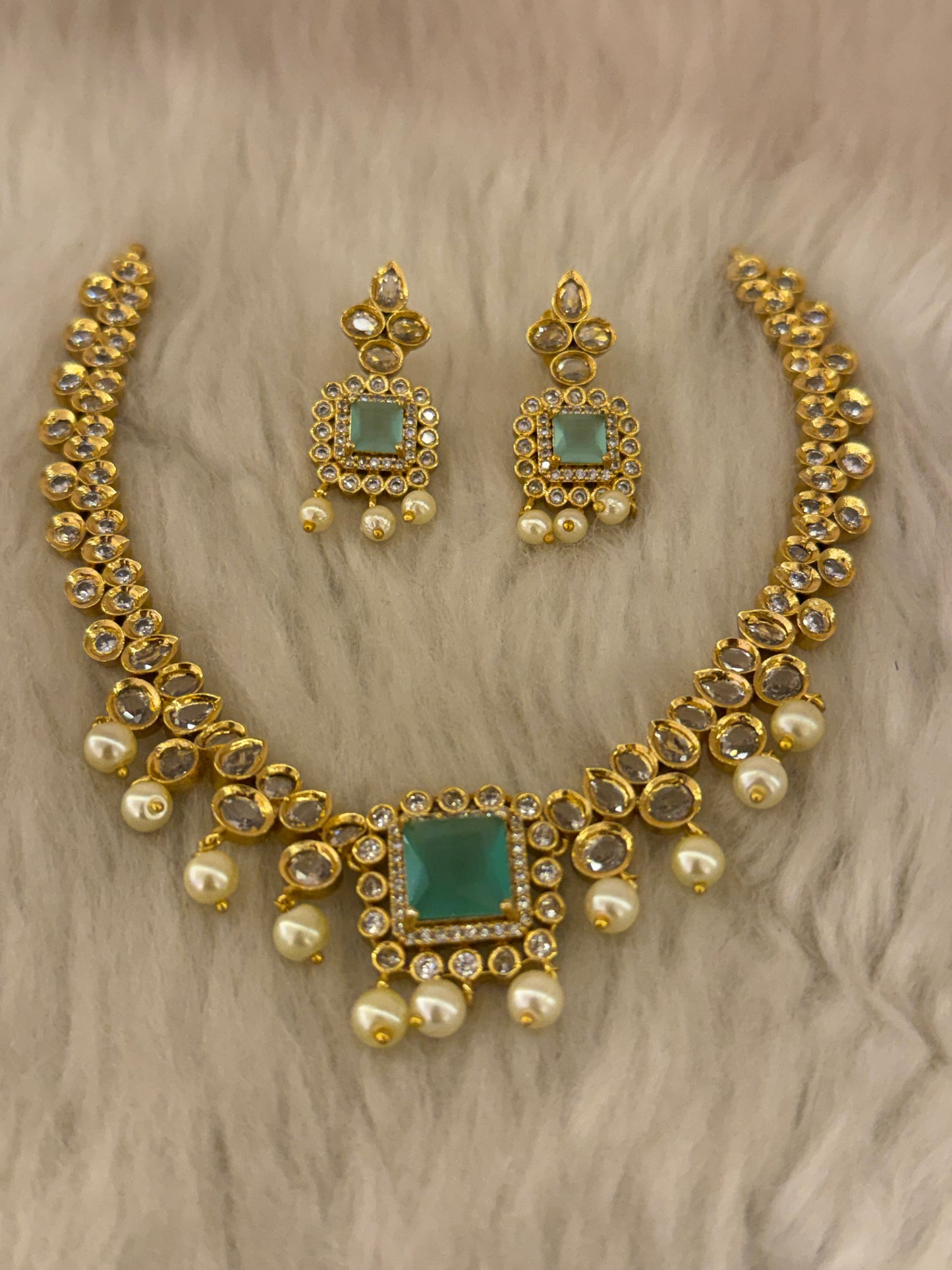 Goldplated Necklace Set-Ns62