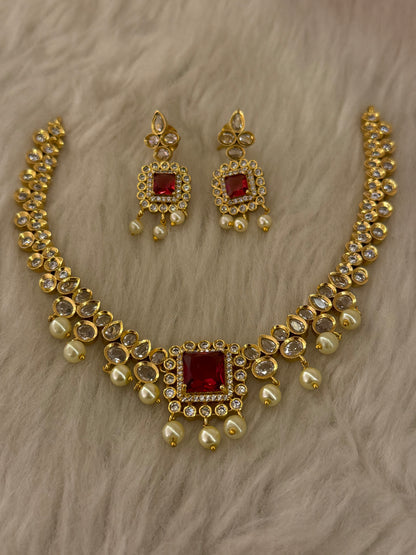 Goldplated Necklace Set-Ns62