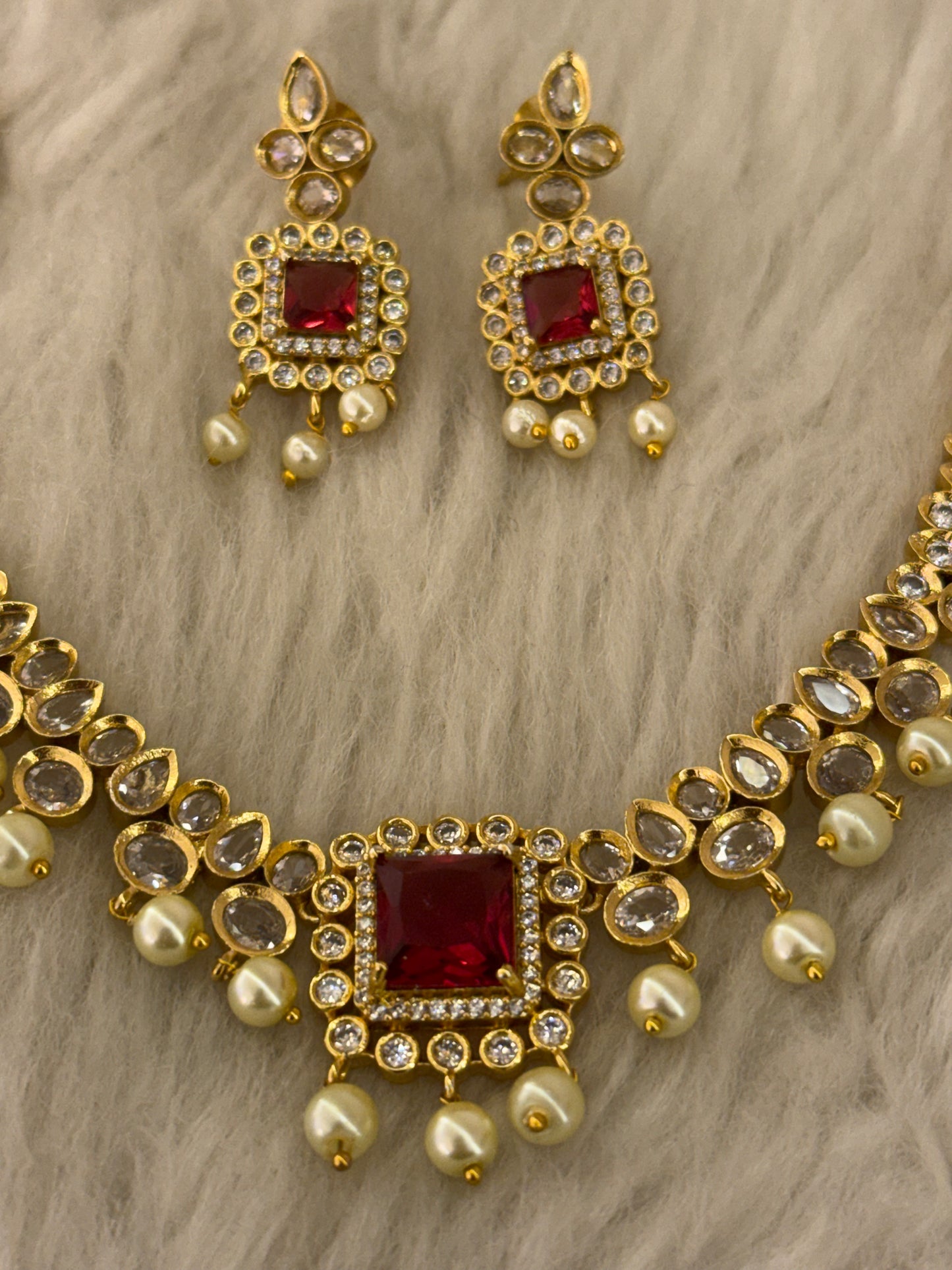Goldplated Necklace Set-Ns62