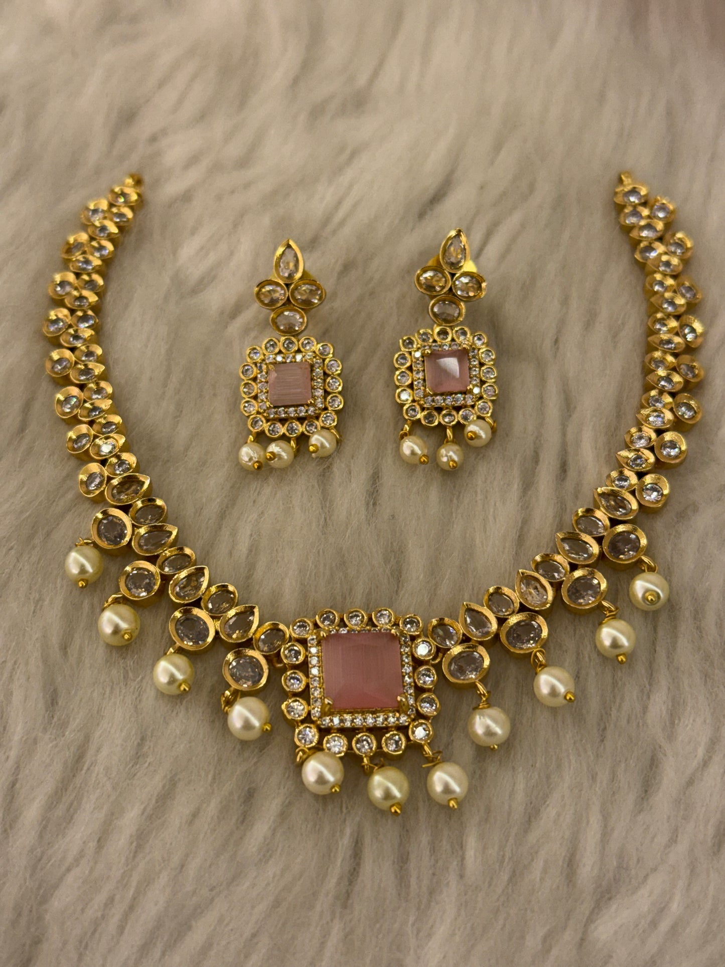 Goldplated Necklace Set-Ns62