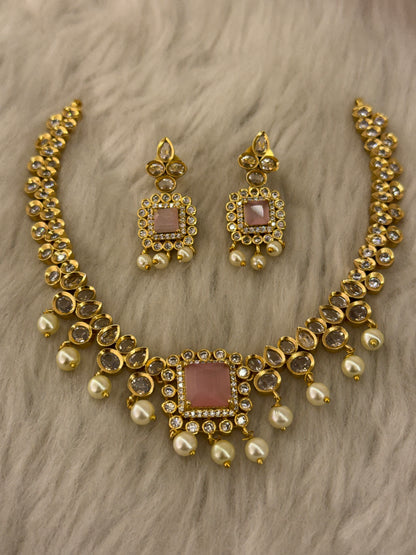 Goldplated Necklace Set-Ns62
