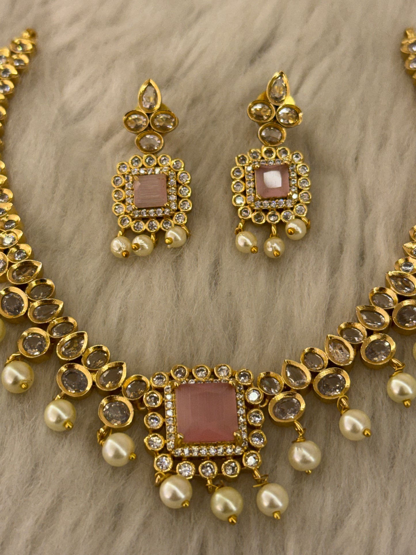 Goldplated Necklace Set-Ns62