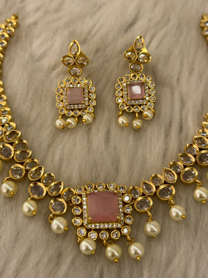 Goldplated Necklace Set-Ns62