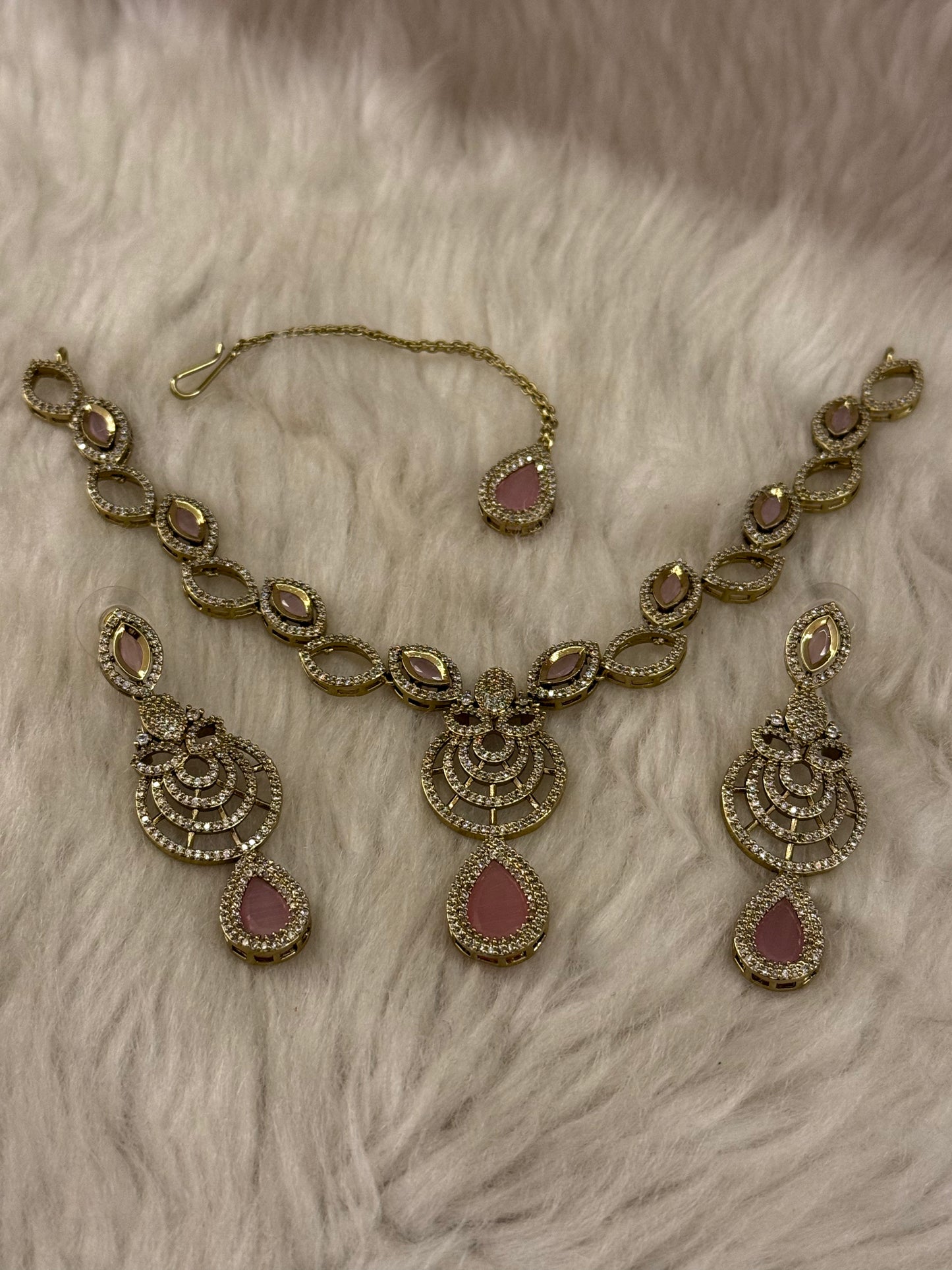 Goldplated necklace set-Ns69