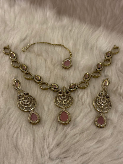 Goldplated necklace set-Ns69